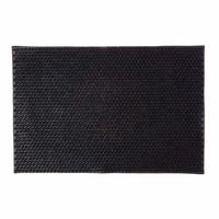 FUSSABTRETER Gummi mit Bürsten-Effekt 40/60 cm - Schwarz, Naturmaterialen (40/60cm) - Homescapes