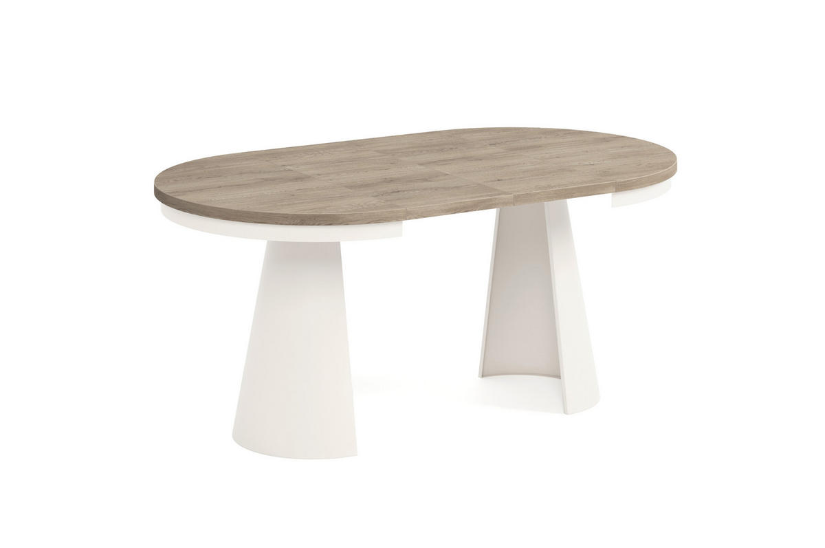 ESSTISCH CALMA Bis - Kaschmir/Beige, Holzwerkstoff/Metall (100/100/76cm) - Meblini