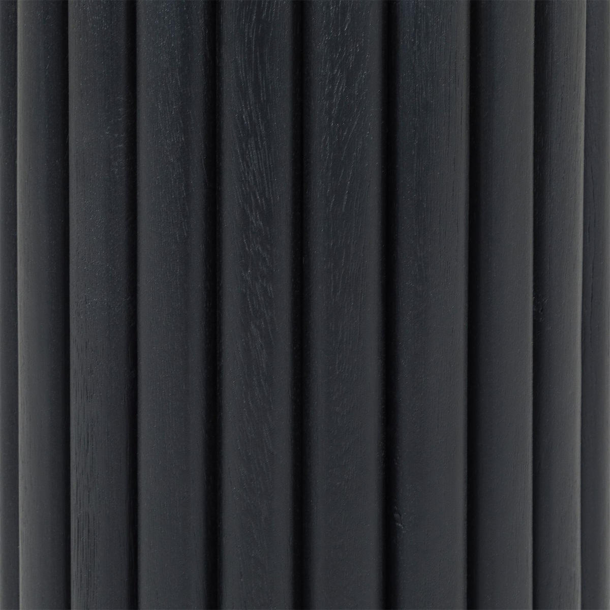 BEISTELLTISCH BEJA schwarz - Schwarz, Naturmaterialien/Holz (38/38/53cm) - IDIMEX