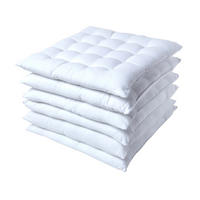 STUHLKISSEN 6er-Set weiß 40/40/6,5 cm - Weiß, Textil (40/40/6.5cm) - Homescapes