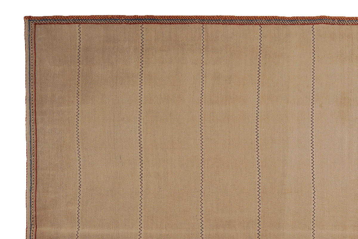 KELIM-TEPPICH handgewebt Afshar Beige 237/168 cm Schurwolle - Beige, Textil (168/237cm) - Looma