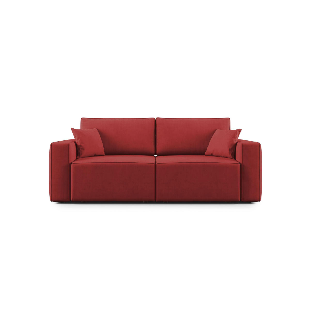 LINEARSOFA Morfeo - Rot, Textil (180/86/99cm) - Divani.store
