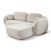 ECKSOFA Beige Olivio Ausziehbar Rechts - Beige, Naturmaterialien (174/248cm) - Sepro Meble