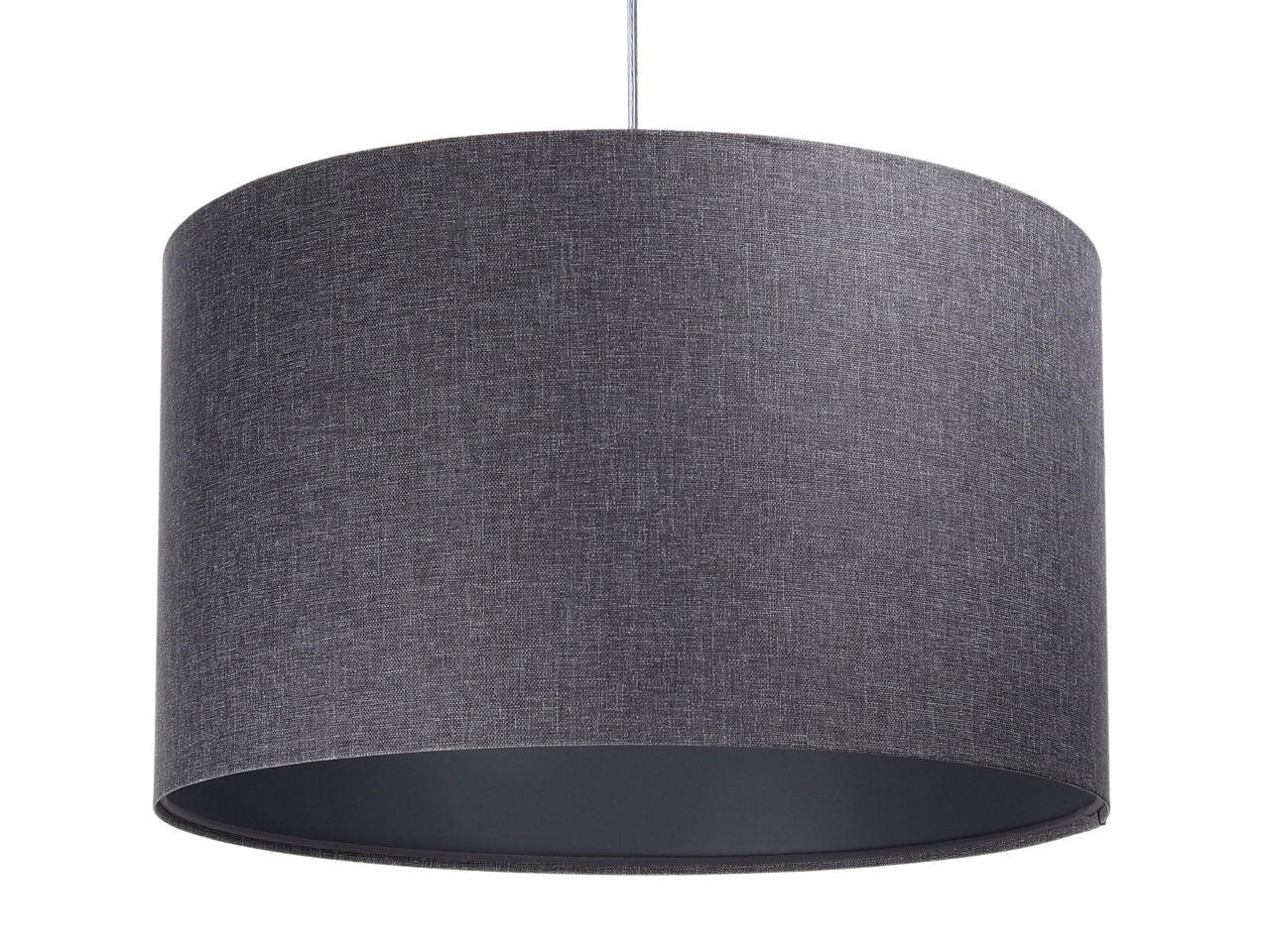 HÄNGELEUCHTE Grau 50/30 cm - Schwarz/Grau, Kunststoff (50/0.6/30cm) - ONZENO