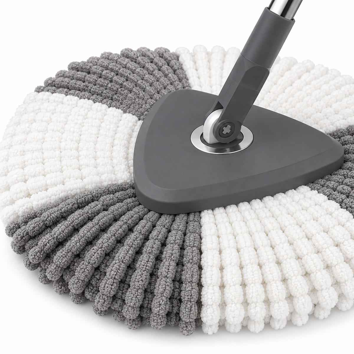 SET-MOPA Antracit Siva Koralna z vedrom in ožemalnikom - večbarvno, kovina/umetna masa (54/28/25cm) - Relaxdays