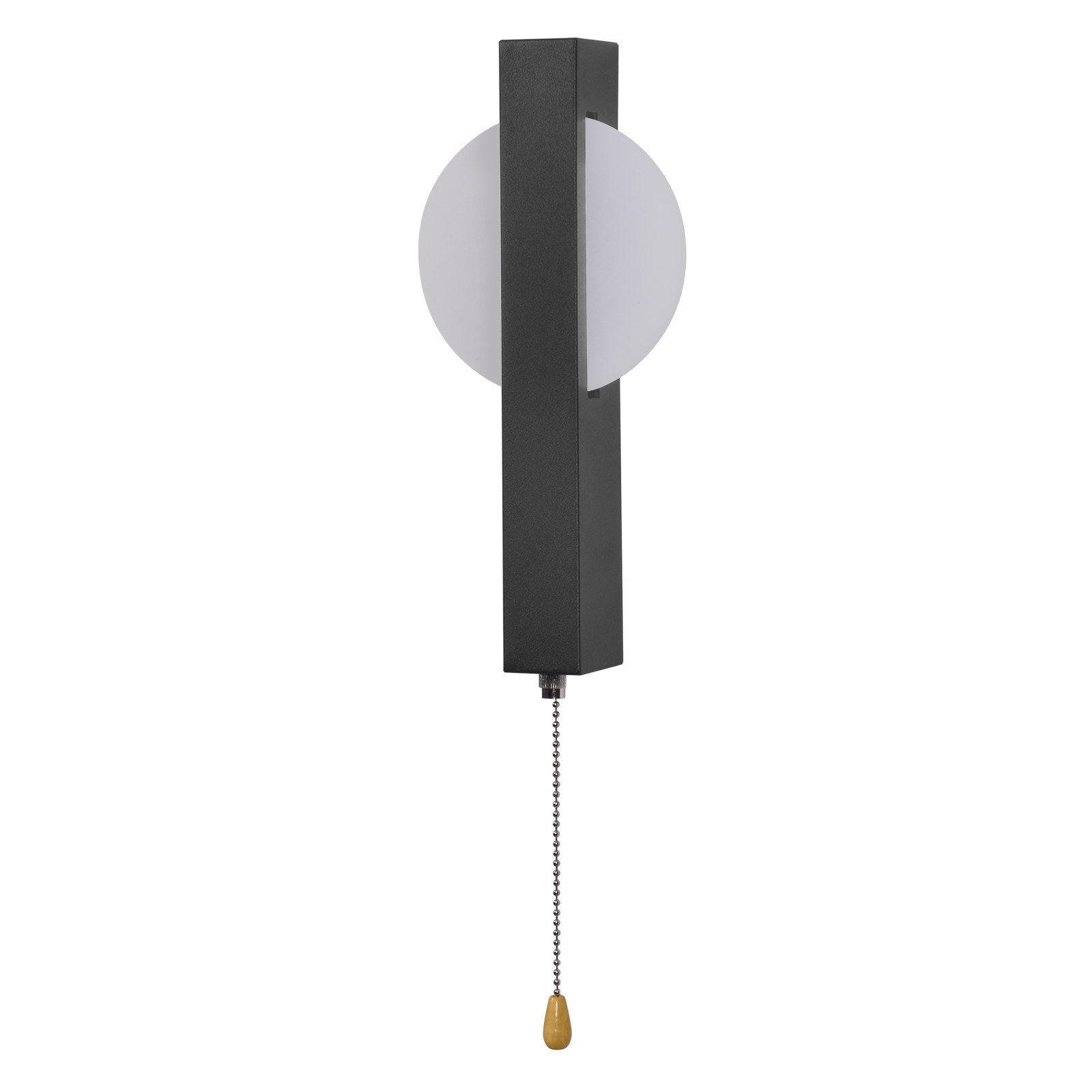 LED WANDLEUCHTE BÜNDE Ⅲ 28/12/5 cm - Schwarz, Metall (12/5/28cm) - Nettlife
