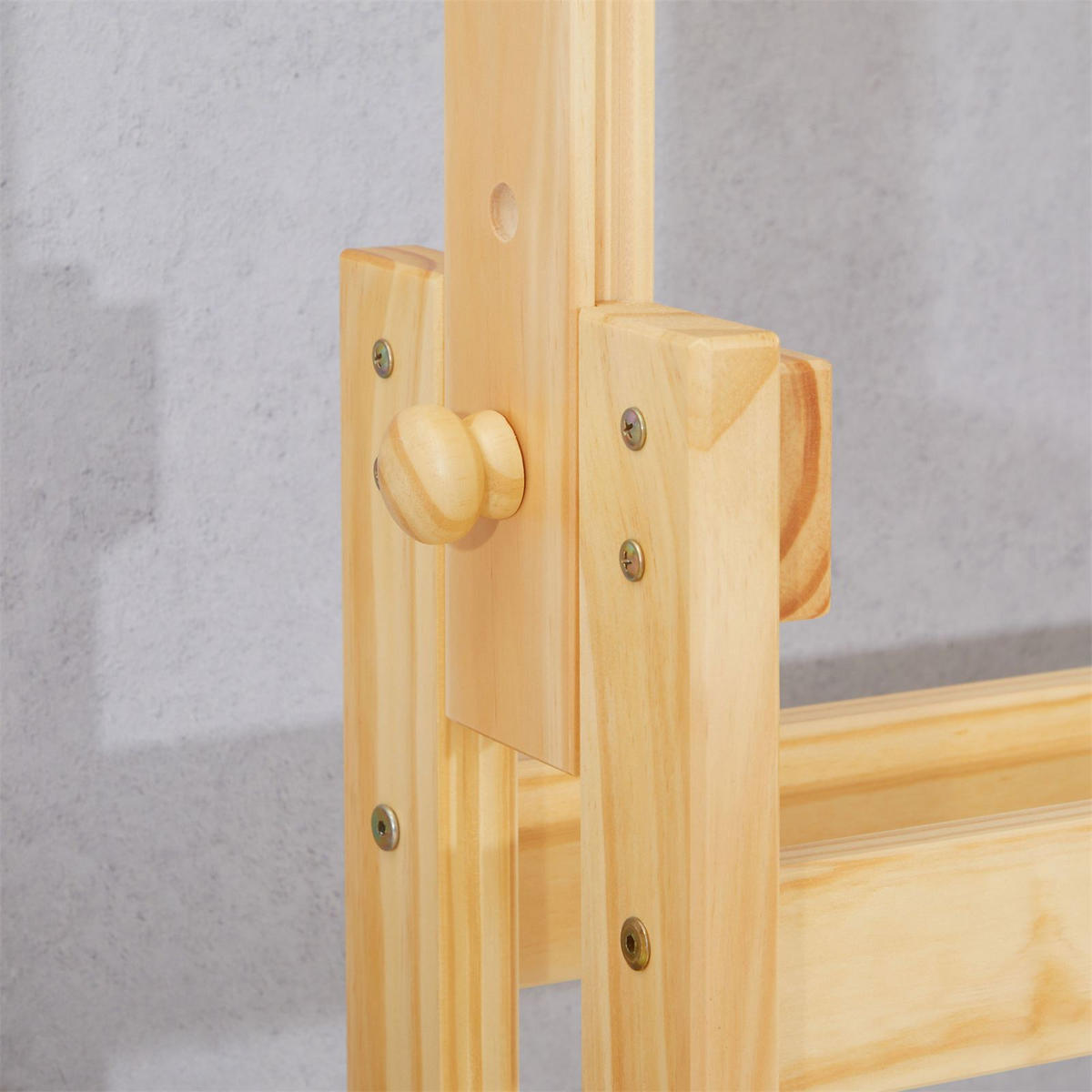 KINDERSCHREIBTISCH OLIVIA - Naturfarben/Grau, Holz (109/130/55cm) - IDIMEX