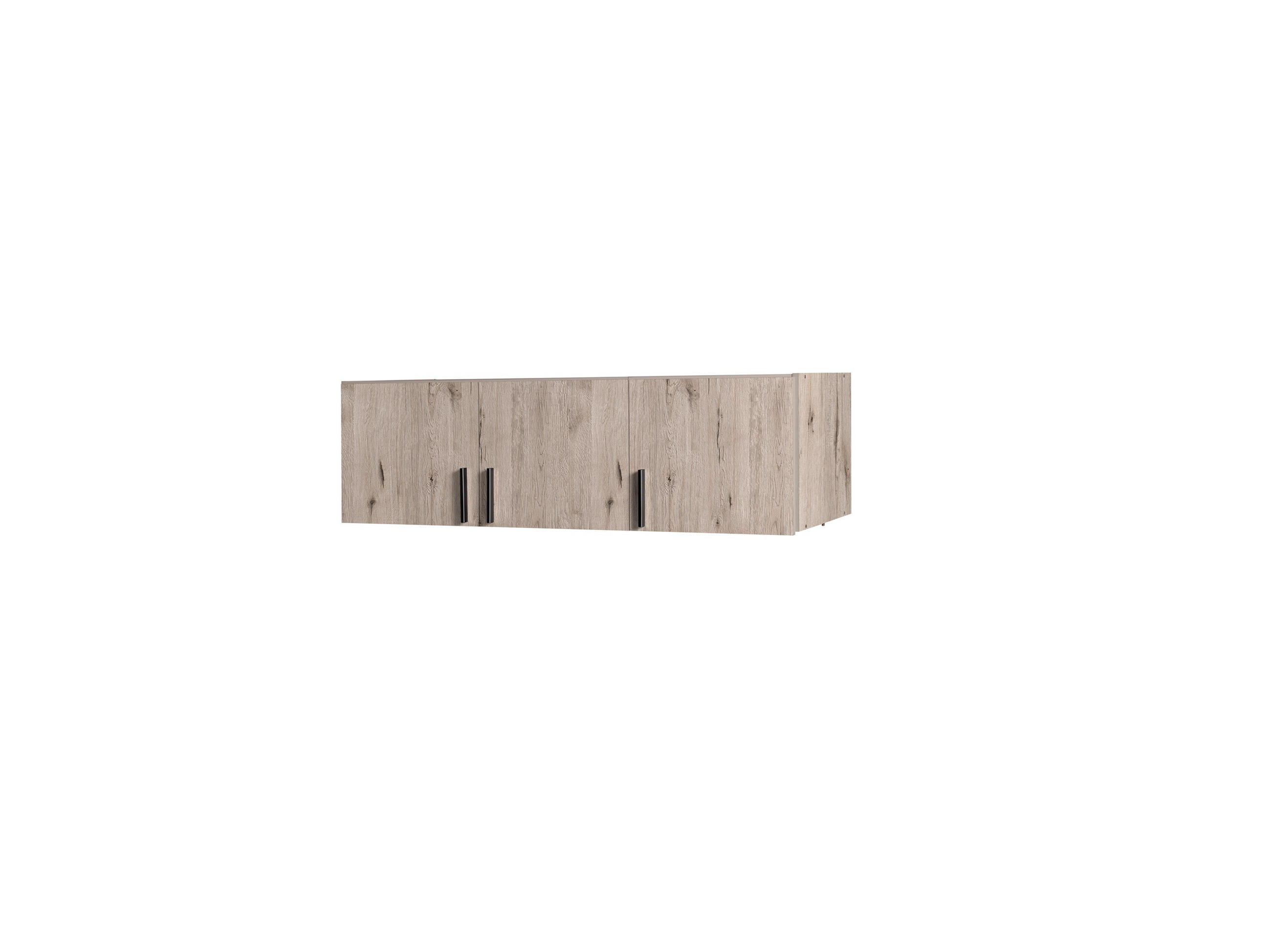 Raumhirsch Furniture Schrankaufsatz Eiche, Graphit 136x40x54 cm