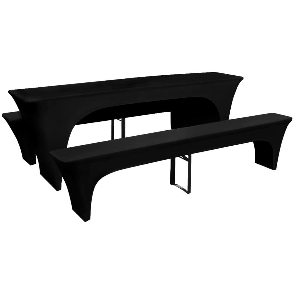 Deluke Tischhussen Schwarz 220x70 cm