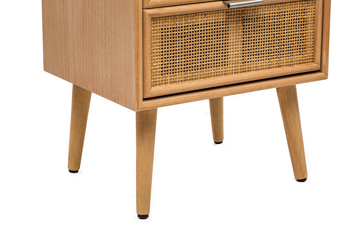 NACHTTISCH Rechteckig Braun 42 x 36 x 71 cm - Braun, Holz (42/71/36cm) - Nordlys