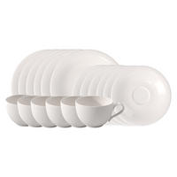 KAFFEESERVICE Essential weiß 18er Set - Weiß, Keramik (19.4/32/34.5cm) - like.Villeroy & Boch