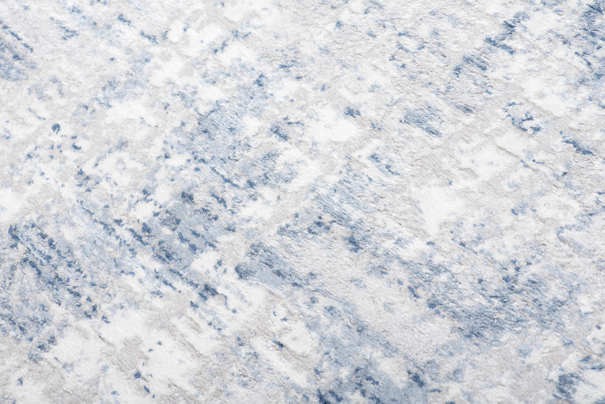 TEPPICH SKY Hellgrau Blau 160/220 cm - Blau/Hellgrau, Textil (160/220cm) - Tapiso