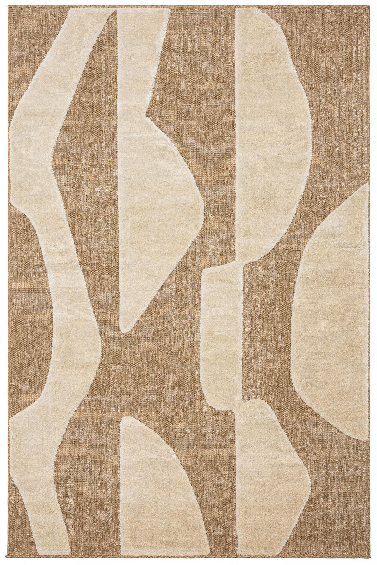 TEPPICH mit Juteoptik weißem grafischem Palma 200x290 cm - Weiß, Textil (200/290cm) - Nazar Rugs