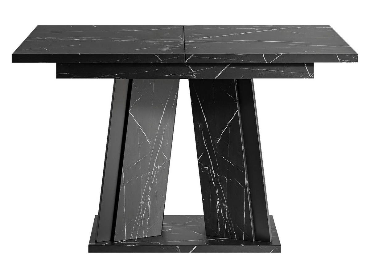 ESSTISCH ausziehbar Doha - Schwarz, Holzwerkstoff (80/120/75cm) - MIRJAN24