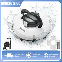 POOLROBOTER Redkey S100, 100 m² Reinigung - Weiß, Kunststoff (33/33cm) - Kaket
