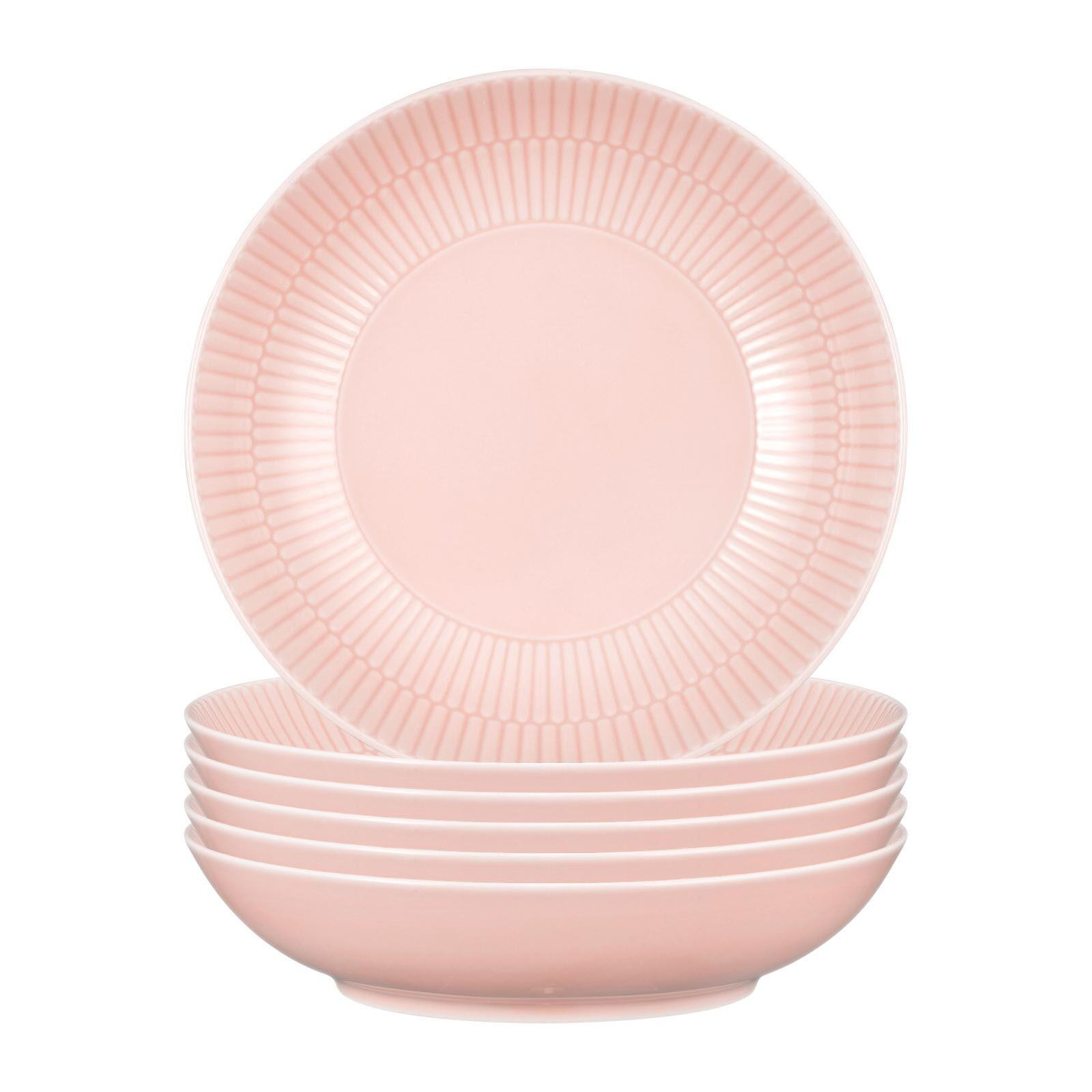SUPPENTELLER Amina Rosé ø 21,2 cm 6er Set - Rosa, Keramik (21.2cm) - Seltmann Weiden