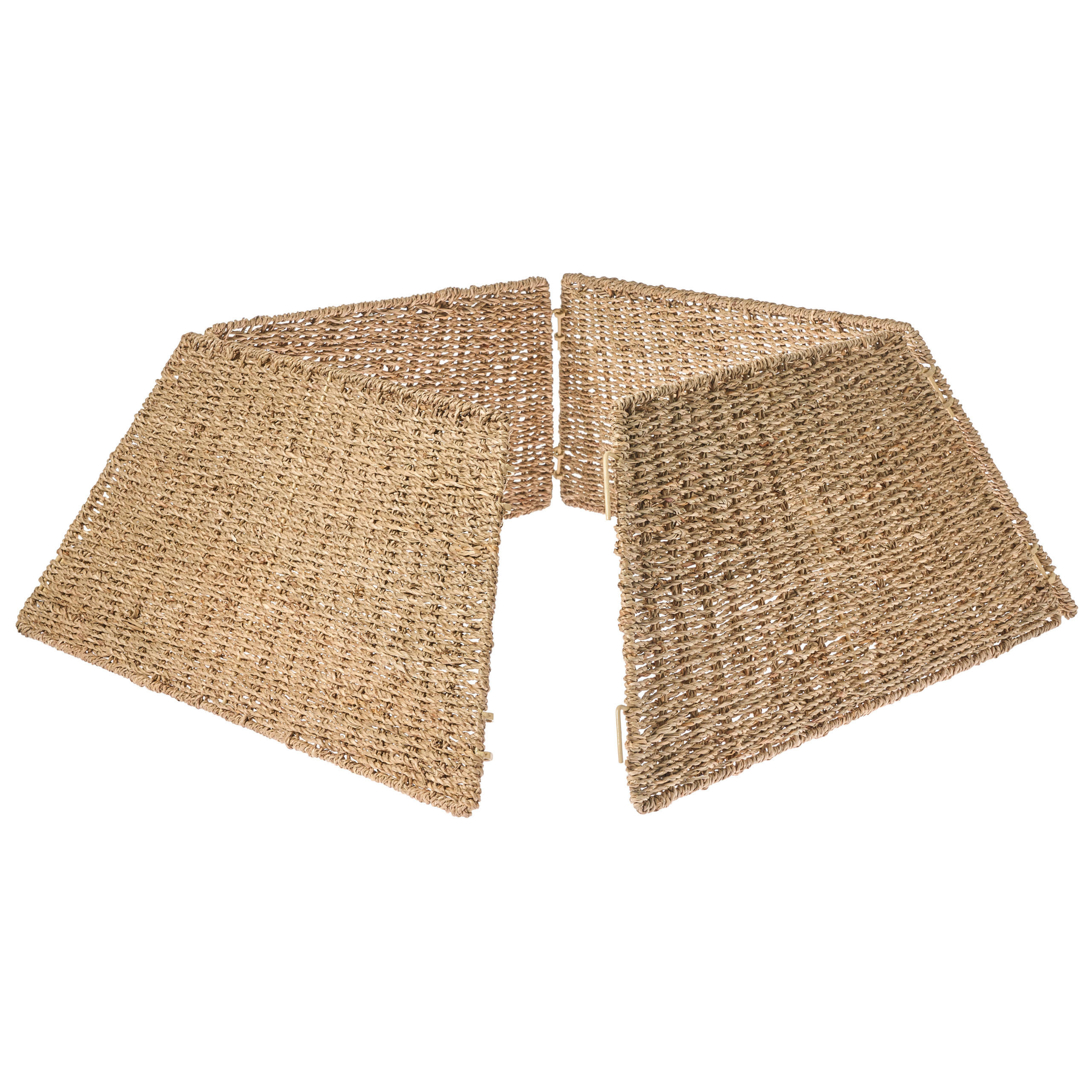 WEIHNACHTSBAUMKRAGEN 28 cm Naturfarben Mistel - Naturfarben, Naturmaterialien (28cm) - Beliani