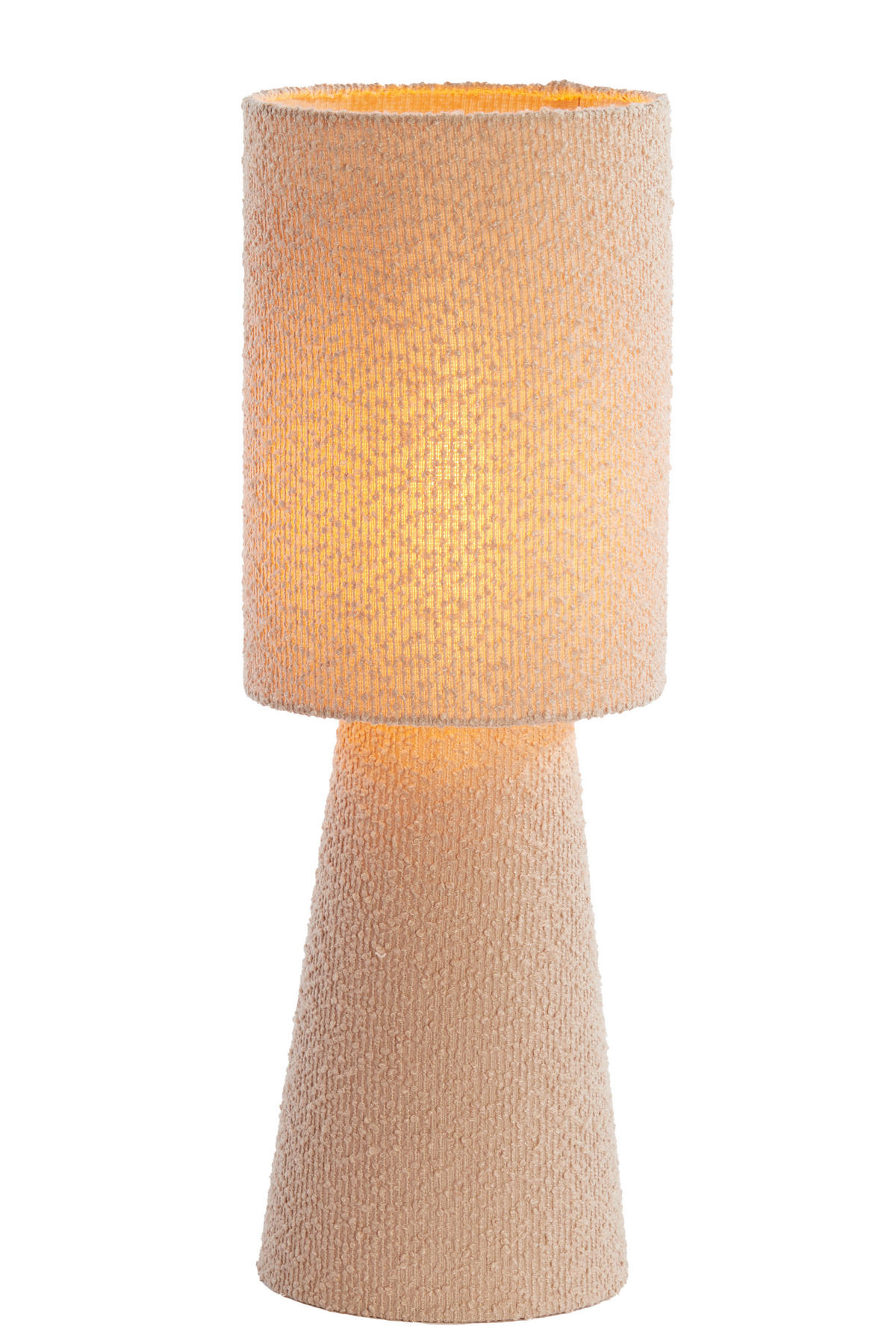 TISCHLAMPE Mikkel Braun Ø20/58 cm - Braun, Textil (20/20/57.5cm) - Light & Living