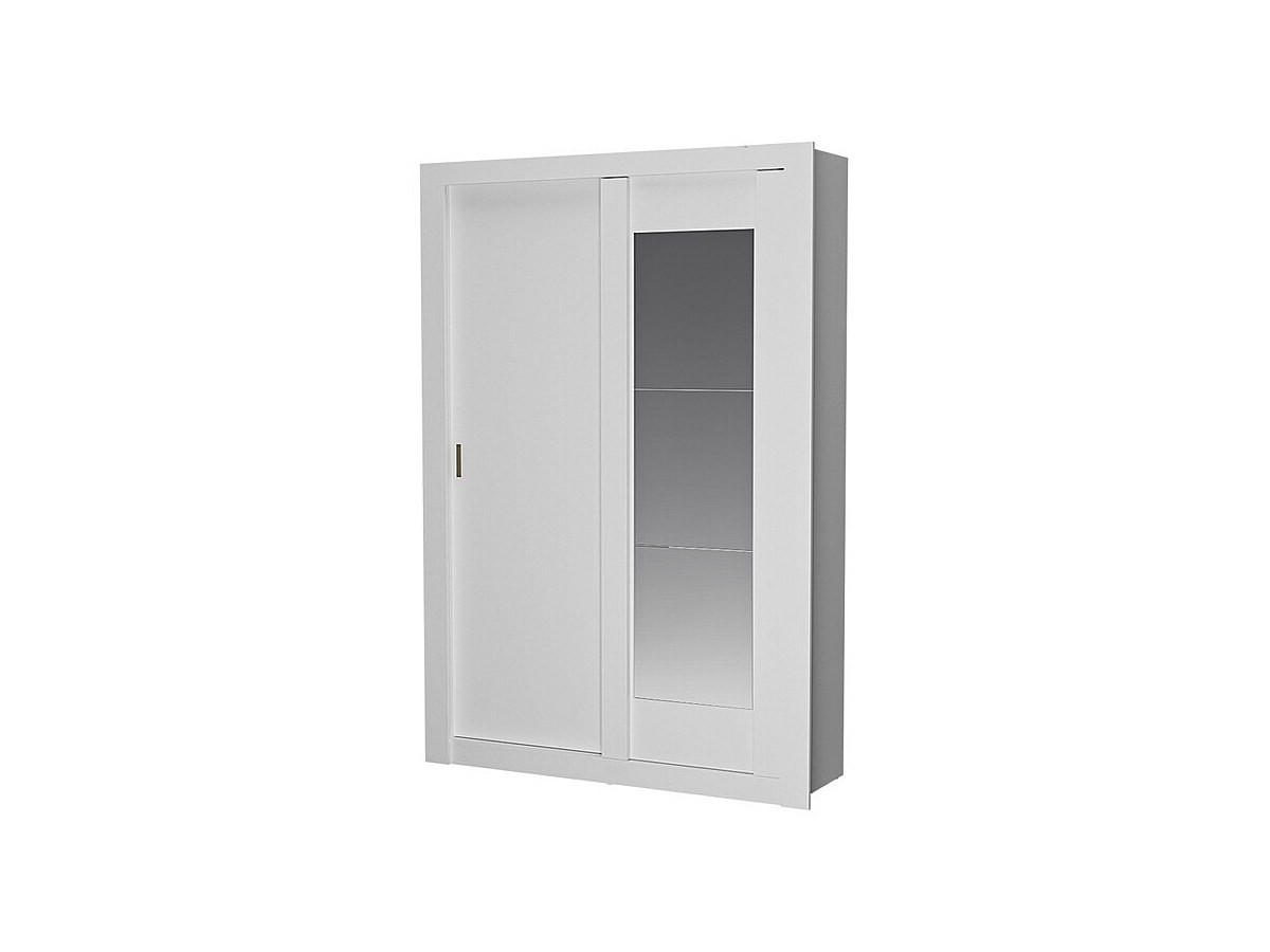Vente-Unique Kleiderschrank Weiß 152.4x219x52 cm