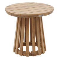 GARTENTISCH Akazienholz Ø 50 cm Osuna - Braun, Holz (50/50/46.5cm)