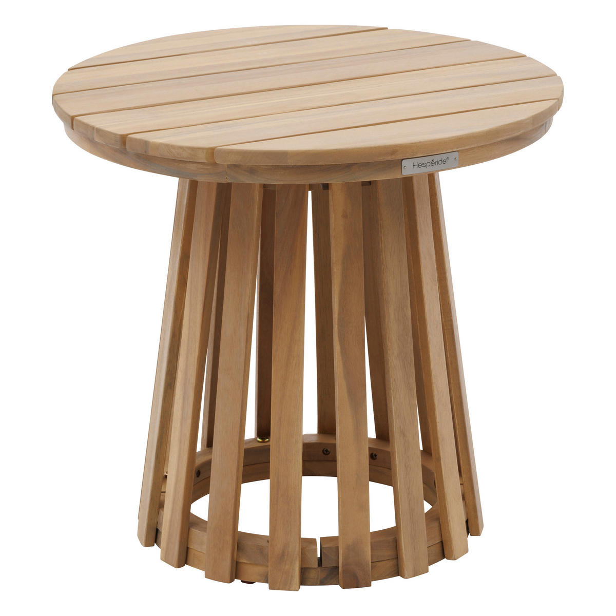GARTENTISCH Akazienholz Ø 50 cm Osuna - Braun, Holz (50/50/46.5cm)