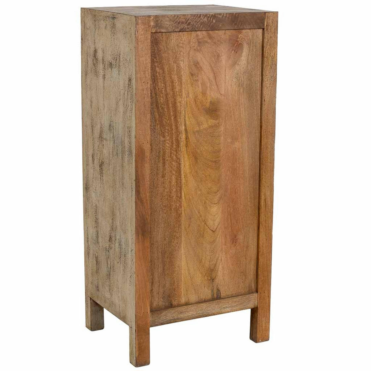 KOMMODE aus holz 50x40x110cm - Grau, Holz (50/110/40cm) - Wanderlust