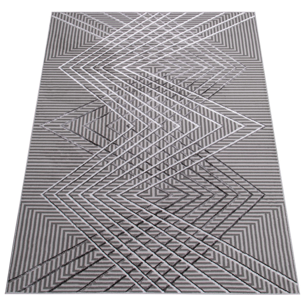 TEPPICH CRYSTAL Grau 300/400 cm - Grau, Textil (300/400cm) - Tapiso