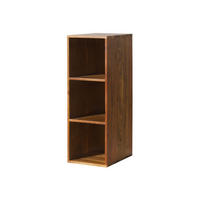 WÜRFELREGAL Akazie 30x40x86 natur lackiert MONTREAL #135 - Braun, Holz (30/86/40cm) - Massivmoebel24