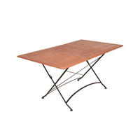 GARTENTISCH Odin Ausziehtisch - Braun, Holz (100/90/74cm) - DELUKE