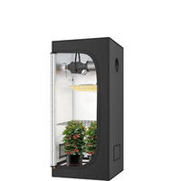 GROWBOX – 120×120×200 cm Growzelt mit Reflektierenden Mylar-Innenwänden, Hydroponik, Abnehmbare Bodenmatte, Tragbar & Wasserdicht - Multicolor, Textil (120/200/120cm) - JUNG