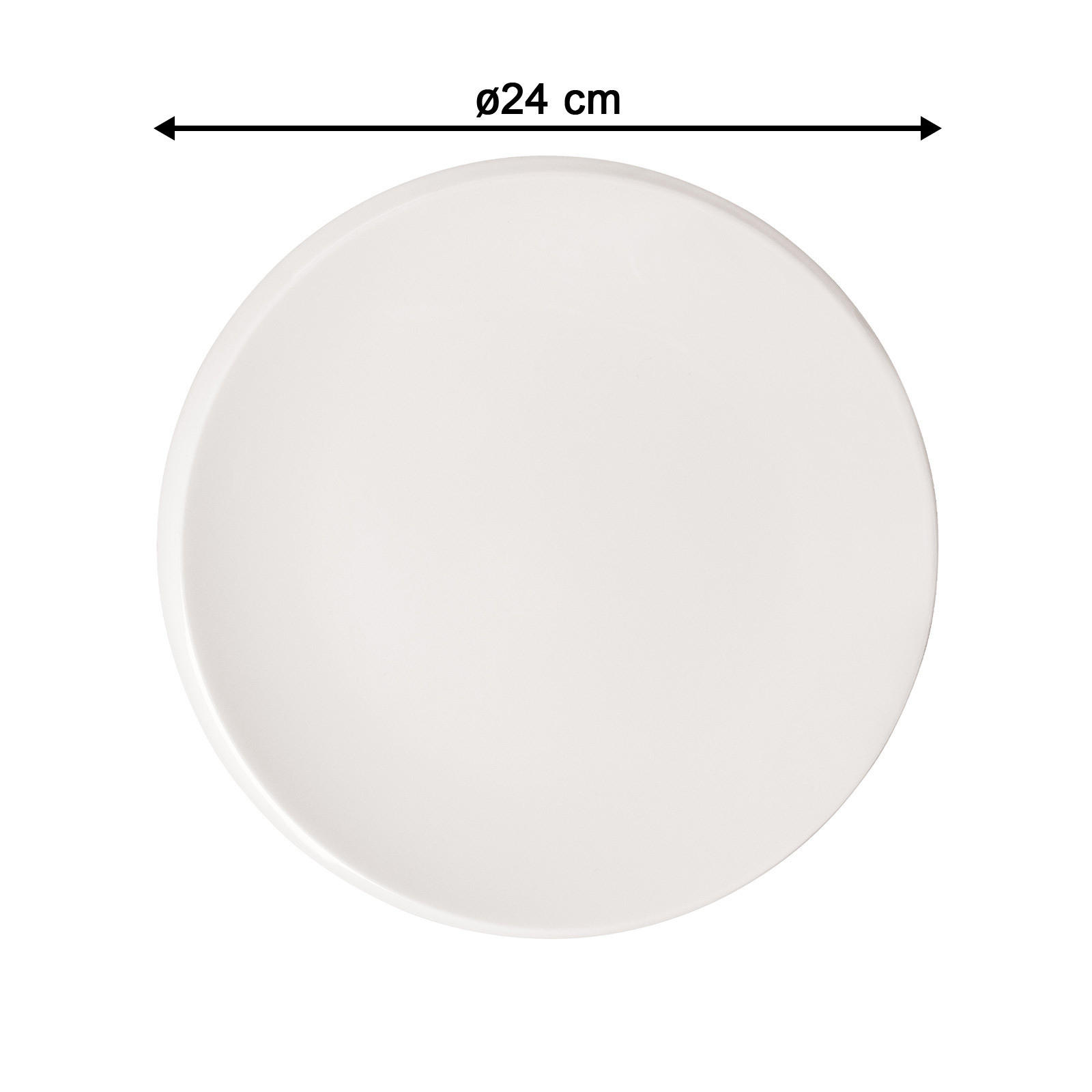 TELLER-SET NewMoon weiß 4er Set - Weiß, Keramik (1/1/1cm) - Villeroy & Boch