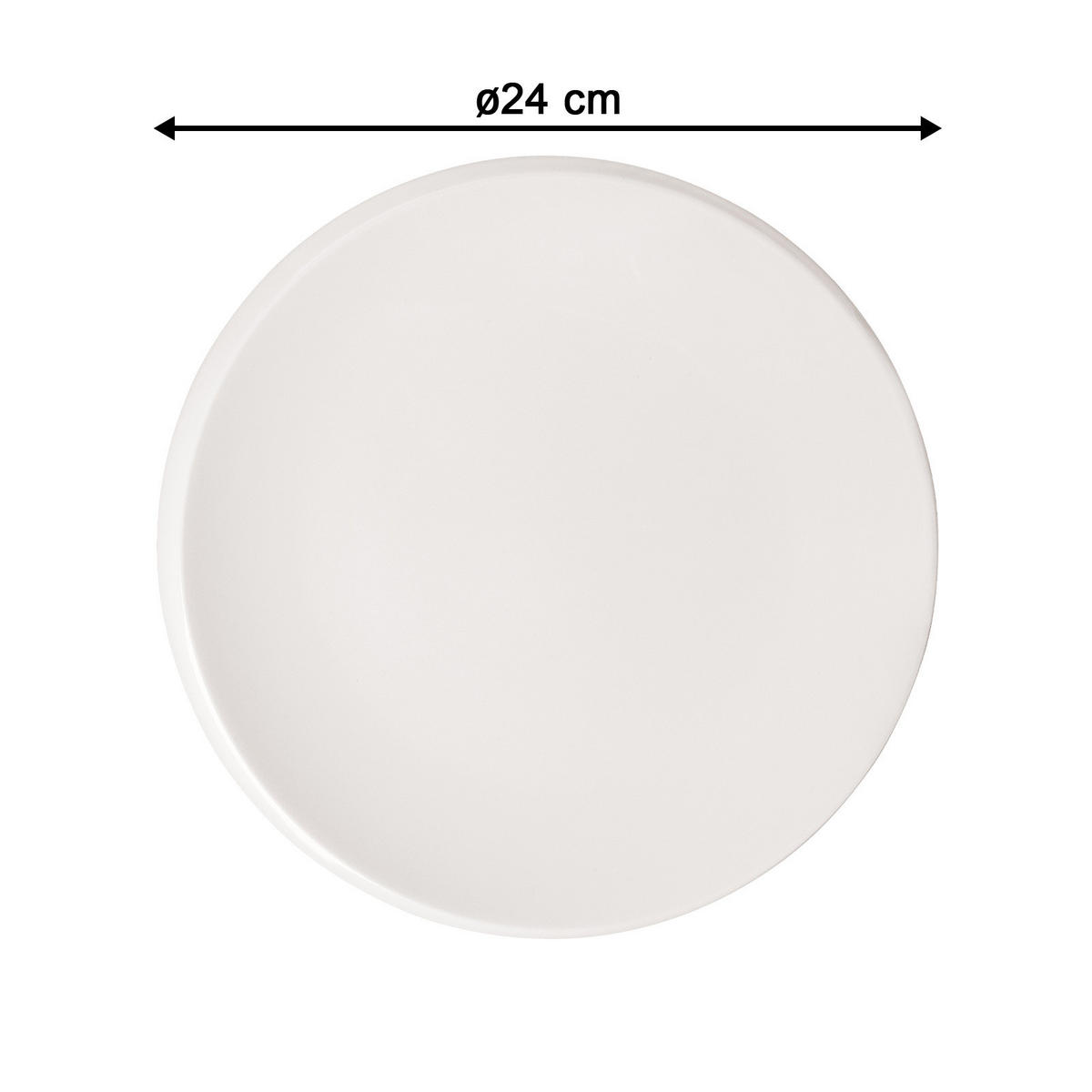 TELLER-SET NewMoon weiß 4er Set - Weiß, Keramik (1/1/1cm) - Villeroy & Boch