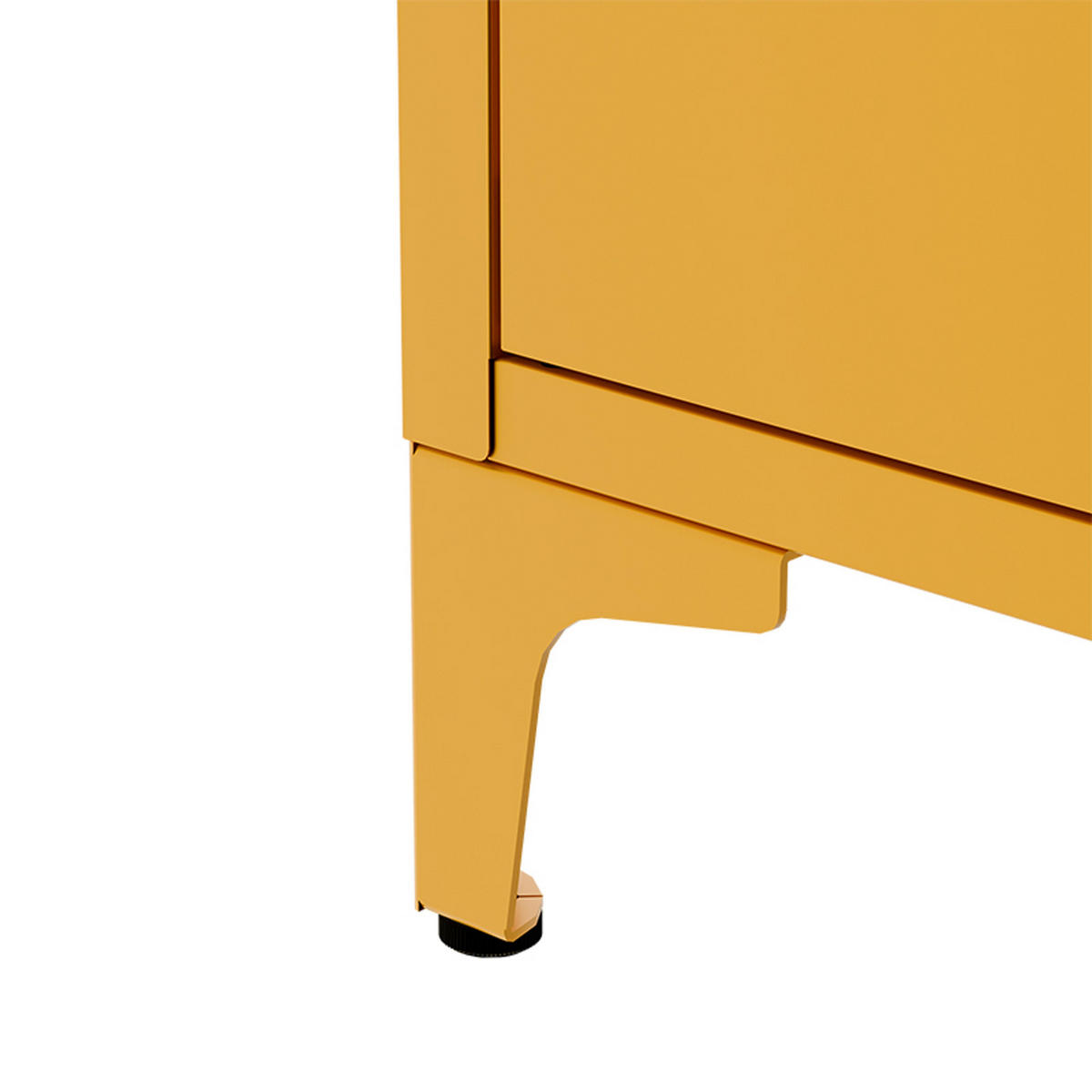 SIDEBOARD 120 cm, Gelb - Gelb, Metall (40/63/120cm) - Oviala