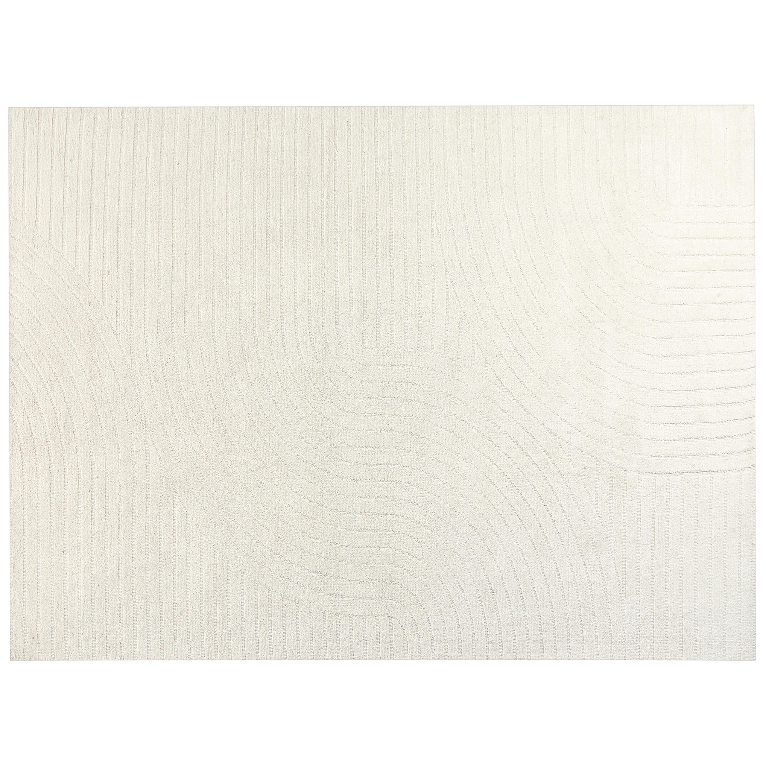 KURZFLOR-TEPPICH Beige 300/400 cm Dagari - Beige, Textil (300/400cm) - Beliani