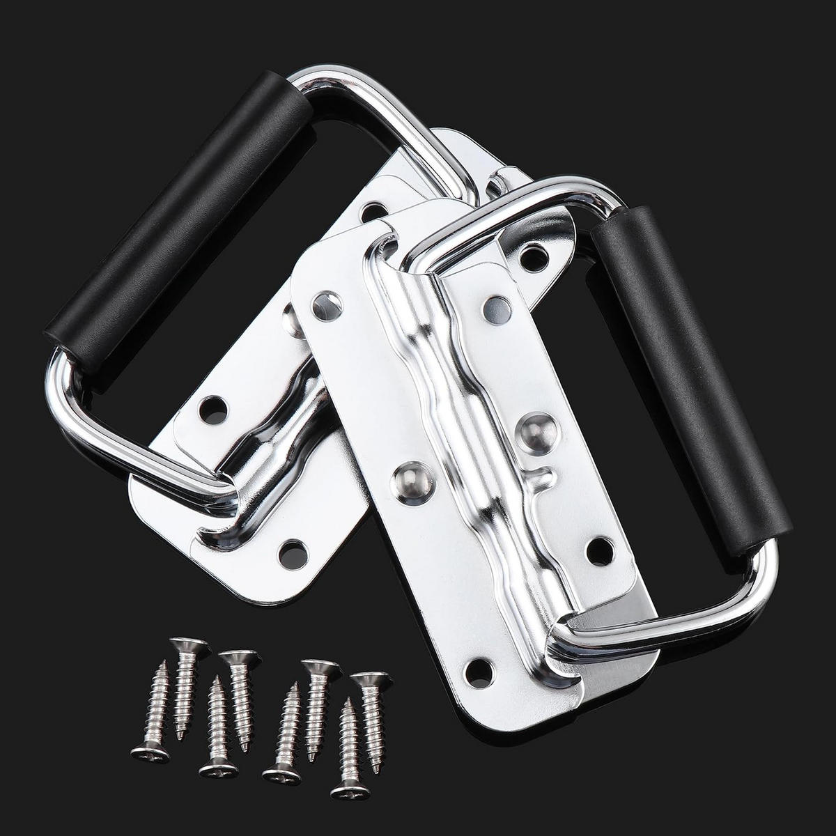 MÖBELGRIFF 4er-Set - Silberfarben, Metall (7.2/1.5/10.2cm)