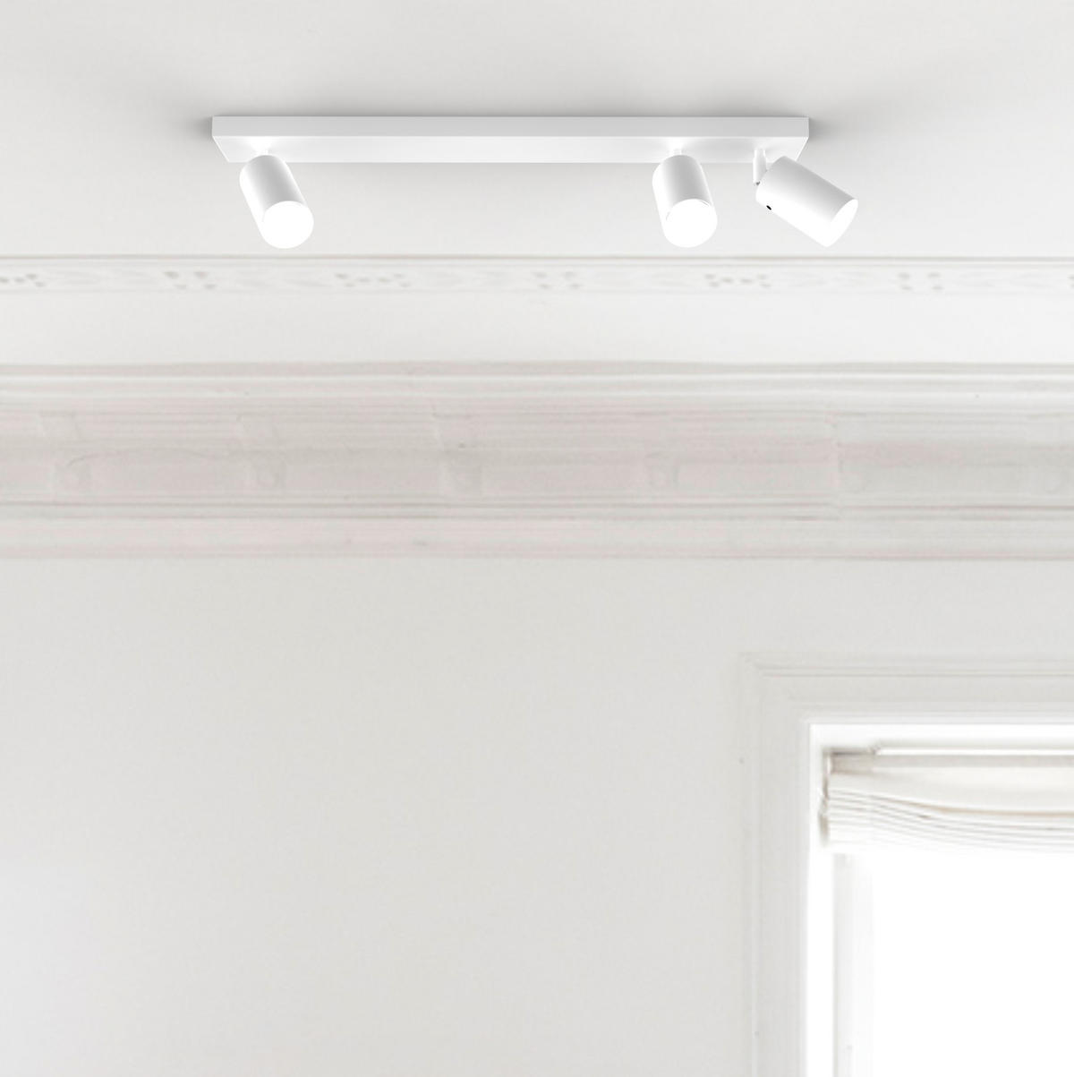 DECKENLEUCHTE - Weiß, Metall (6/70/6cm) - Lumicom