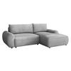 ECKSOFA Bello, Seite: Rechts - Hellgrau/Schwarz, Holz/Kunststoff (267/177cm) - MIRJAN24