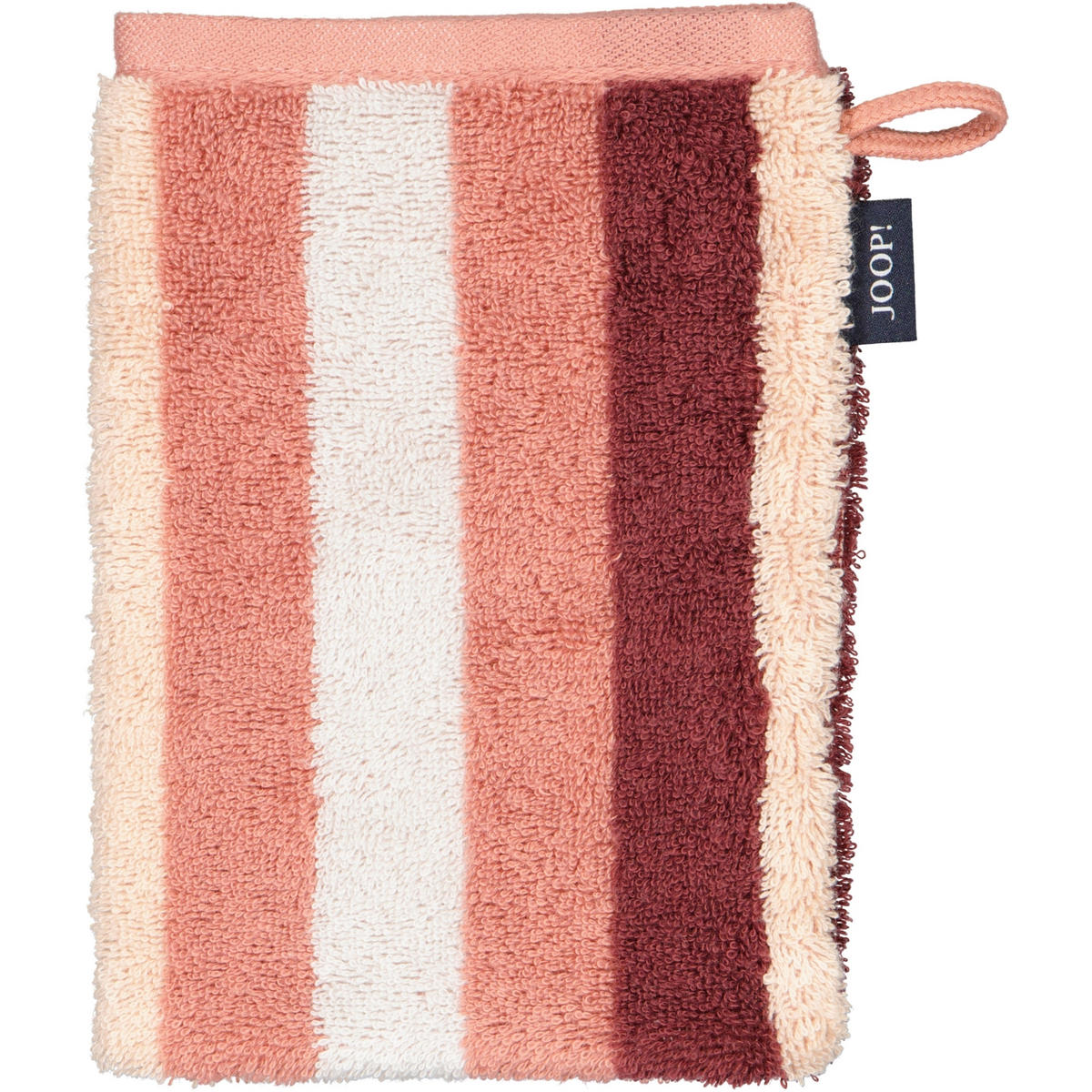 WASCHLAPPEN VIBE STREIFEN 1698 PUDER - 22 - Rosa, Textil (16/22cm) - Joop!