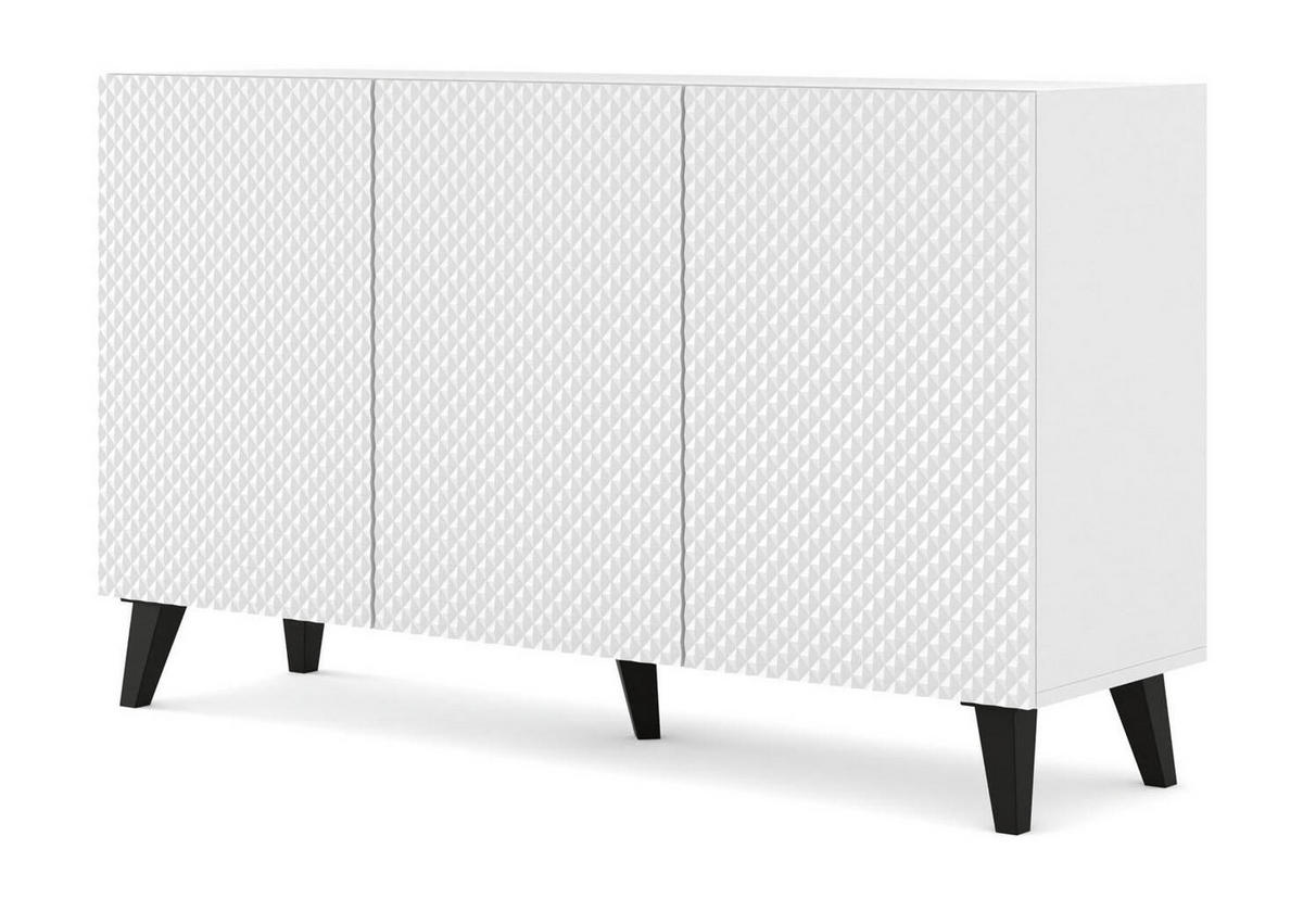 SIDEBOARD WEIß - Weiß, Holzwerkstoff (150/87/42cm) - FURNLUX