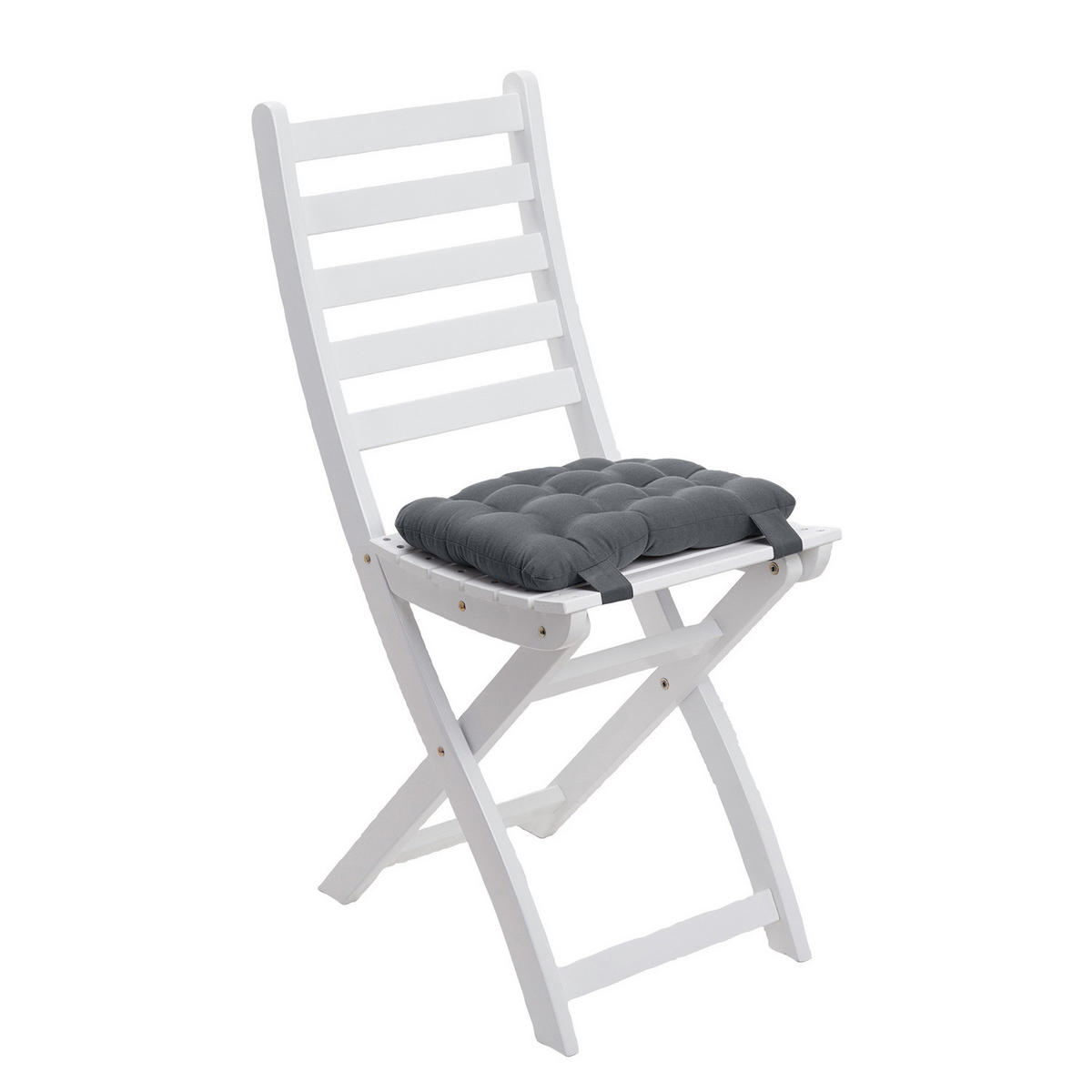 SITZKISSEN Solid für Bierbänke 36 cm - Grau, Textil (25/36cm) - Butlers