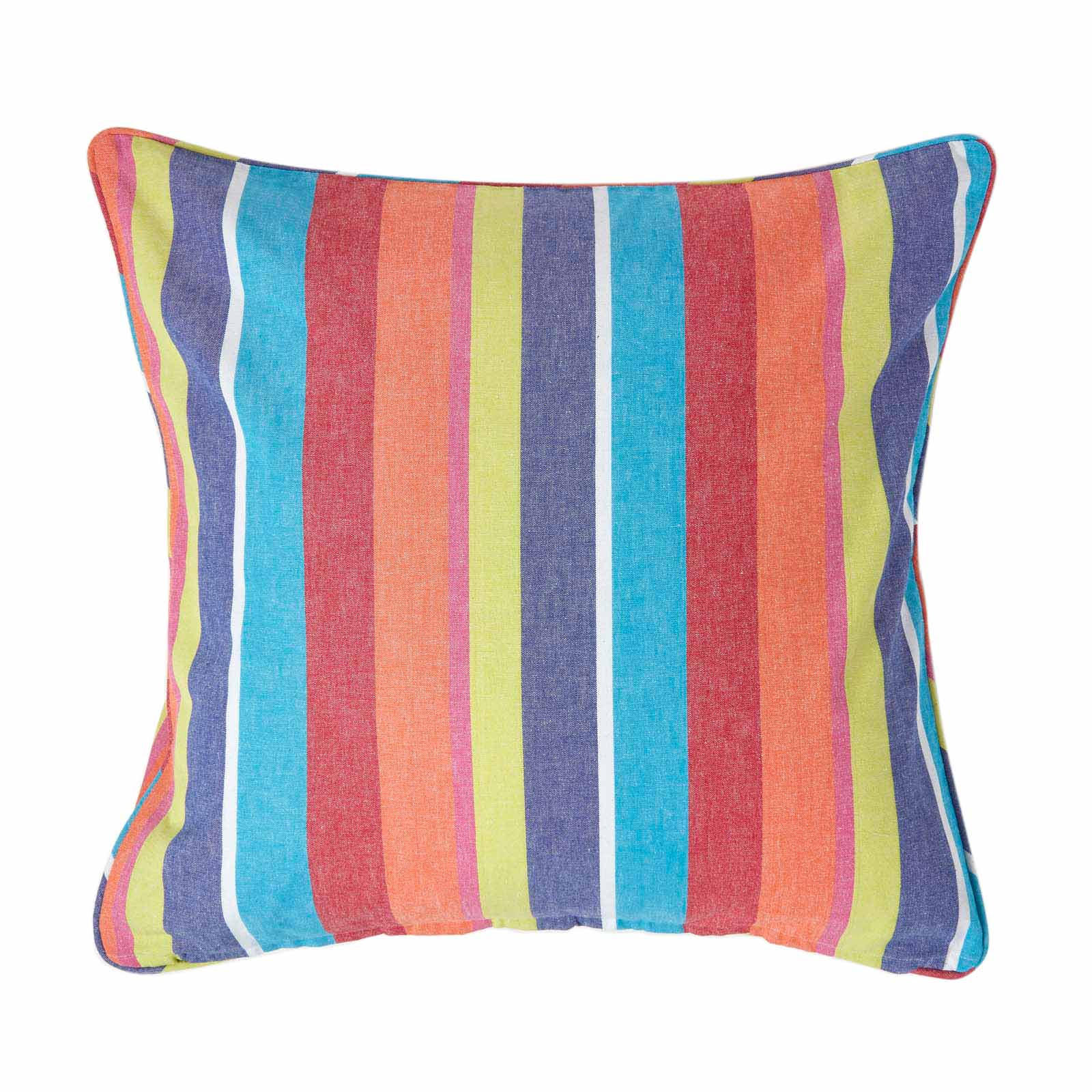 KISSENHÜLLE bunt gestreift 60/60 cm - Multicolor, Textil (60/60cm) - Homescapes