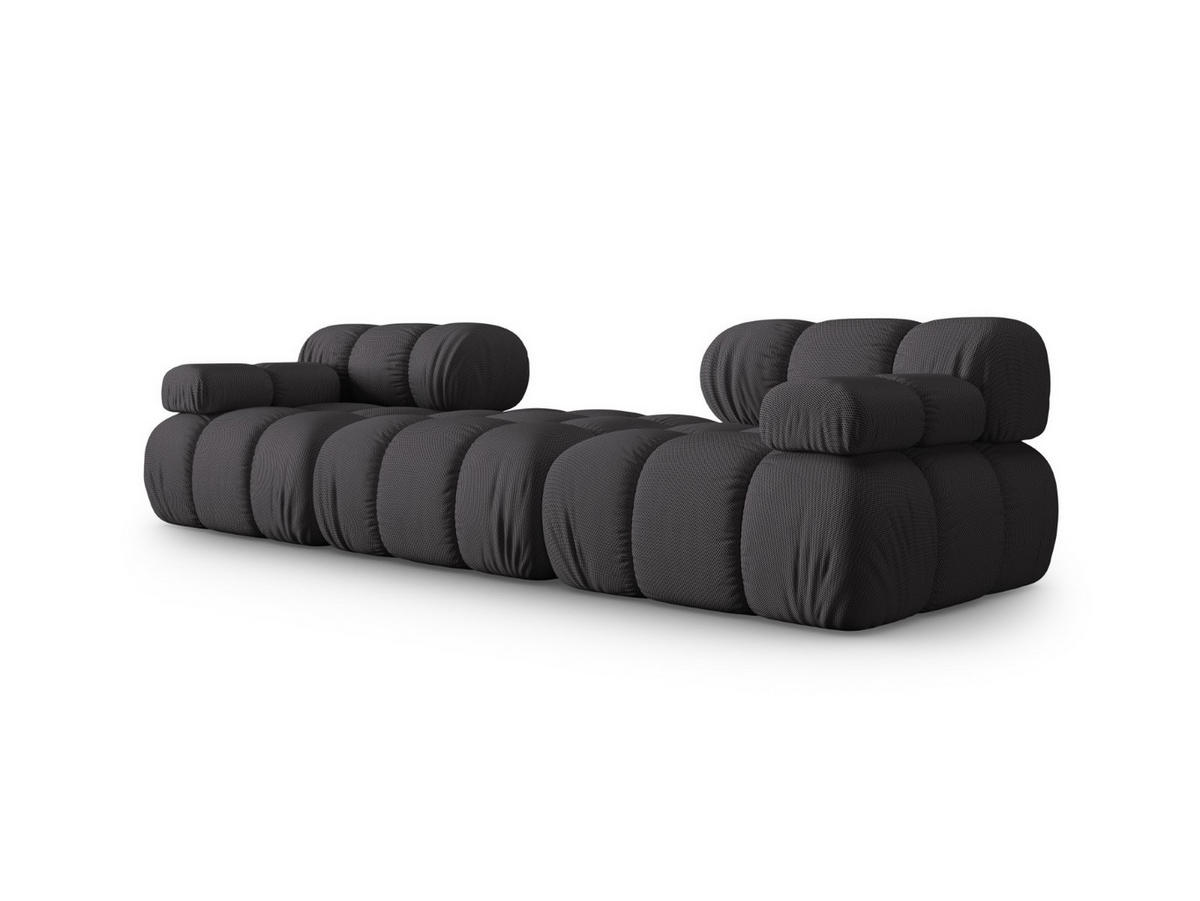 SOFA modular Bellis aus 3D-Stoff Expresso 3 Sitzplätze - Graubraun, Textil (188/70/188cm) - Micadoni