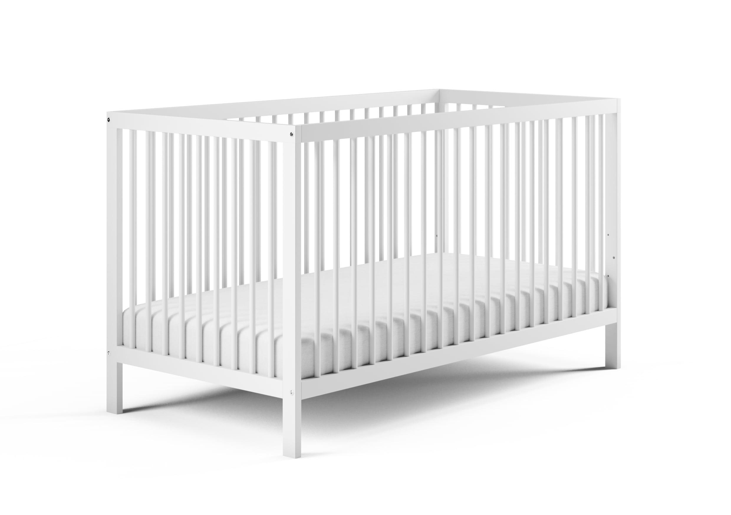 BABYBETT 60x120 cm in weiss - Weiß, Holz (60/120cm) - Kids Collective
