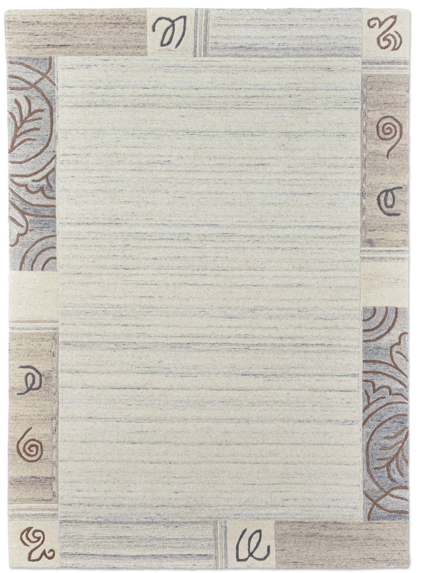 Theko Tuftteppich Grau 60x90 cm