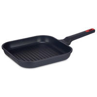 GRILLPFANNE Induktion Molten 28/28 cm - Schwarz, Metall (60cm) - Kinvara