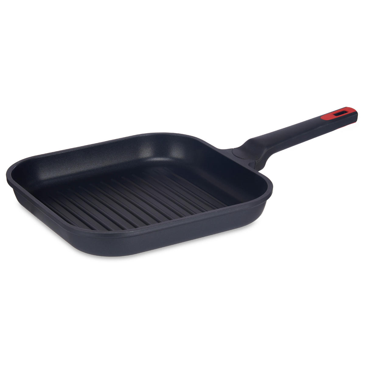 GRILLPFANNE Induktion Molten 28/28 cm - Schwarz, Metall (60cm) - Kinvara