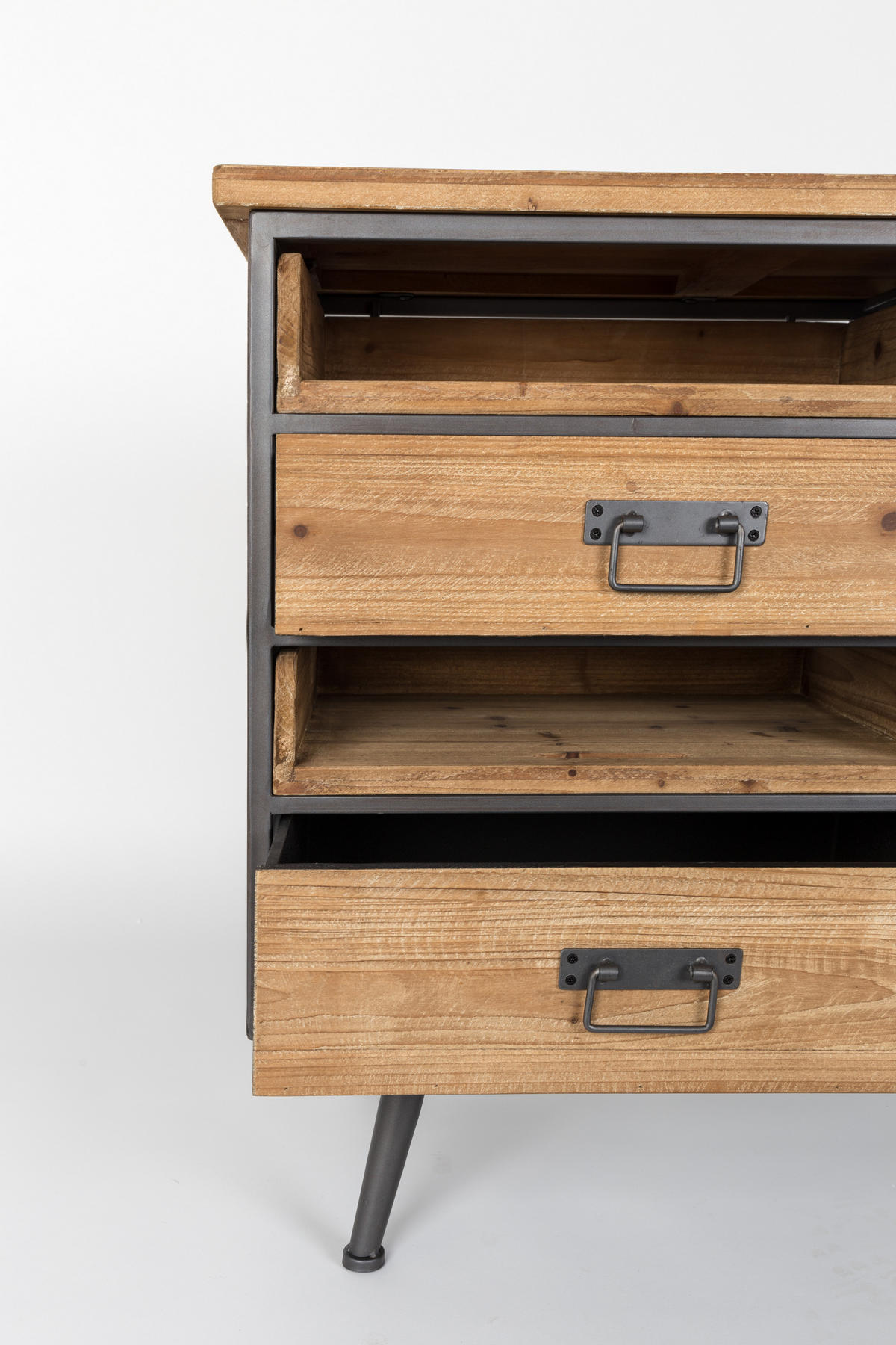 BEISTELLTISCH Damian - Mehrfarbig - 40/113/75 cm - Multicolor, Holz (40/113/75cm)