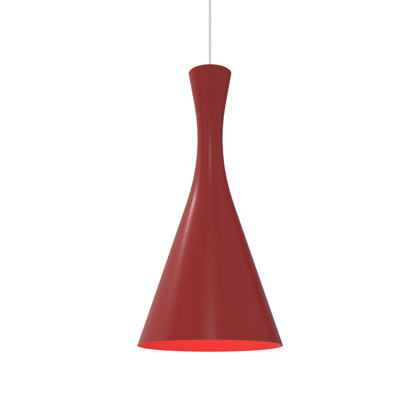 HÄNGELEUCHTE Jaqueline - Rot, Metall (30/30/120cm) - Lumicom