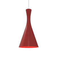 HÄNGELEUCHTE Jaqueline - Rot, Metall (30/30/120cm) - Lumicom
