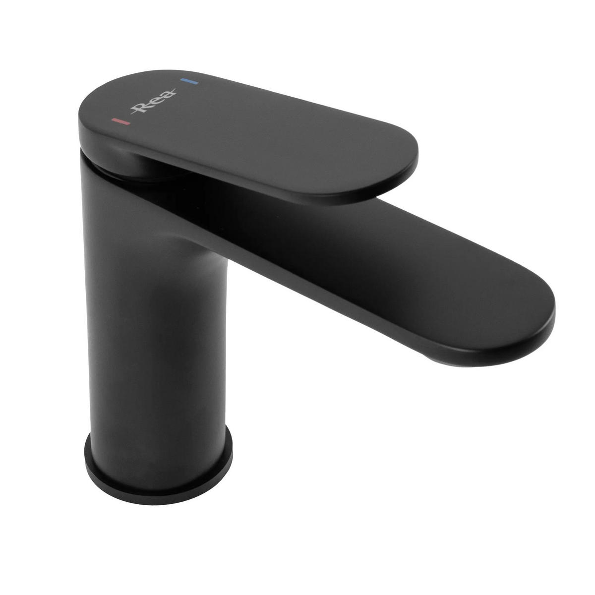 WASCHBECKENARMATUR Rea Marco Black Low - Schwarz, Metall (10/15/14.2cm) - REA